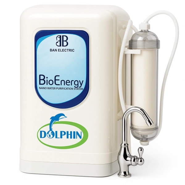 دستگاه تصفیه آب خانگی Dolphin Bio Energy Nano با فیلتر نانو سرامیکی و شیر برداشت فلزی